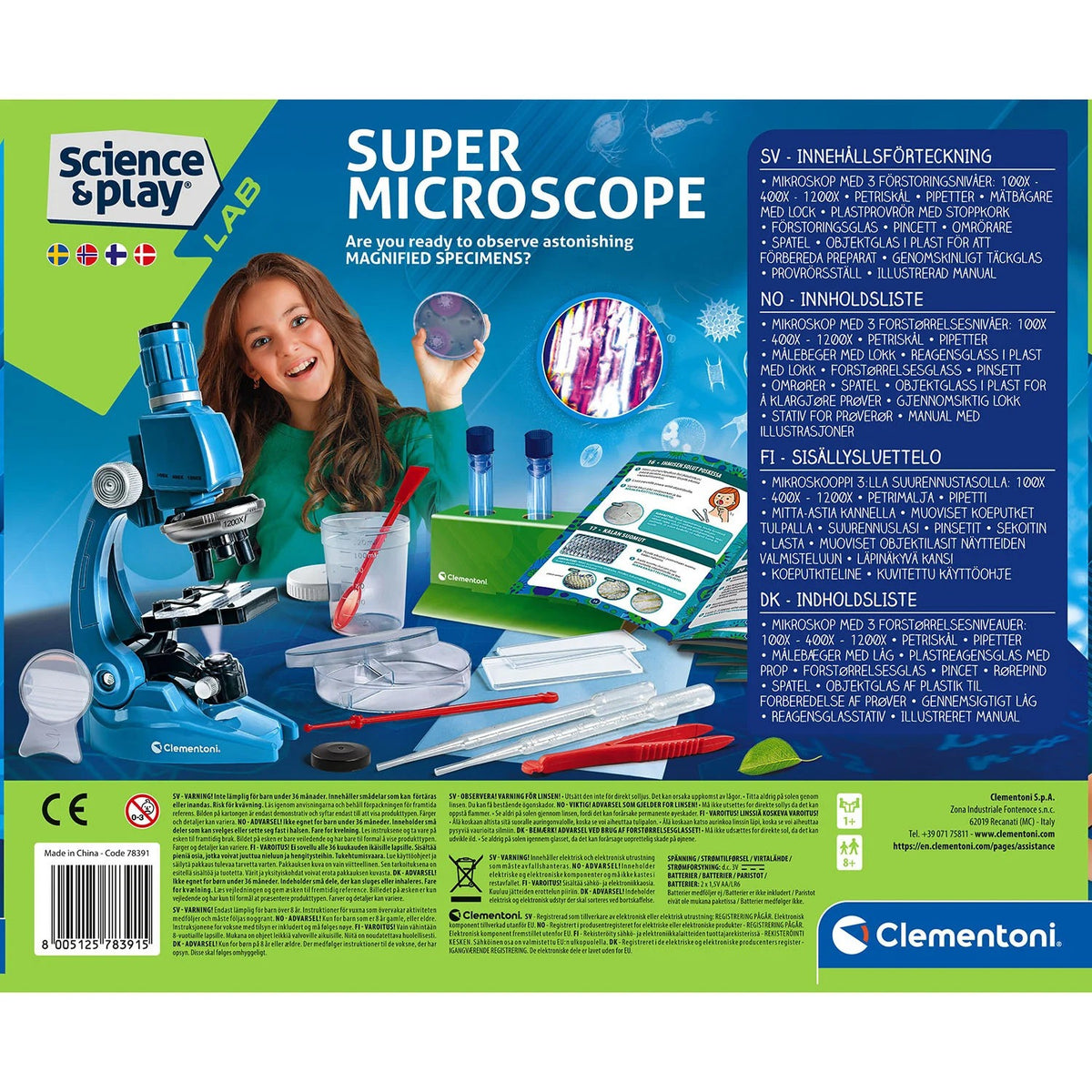 Clementoni – Microscope 1200 Deluxe