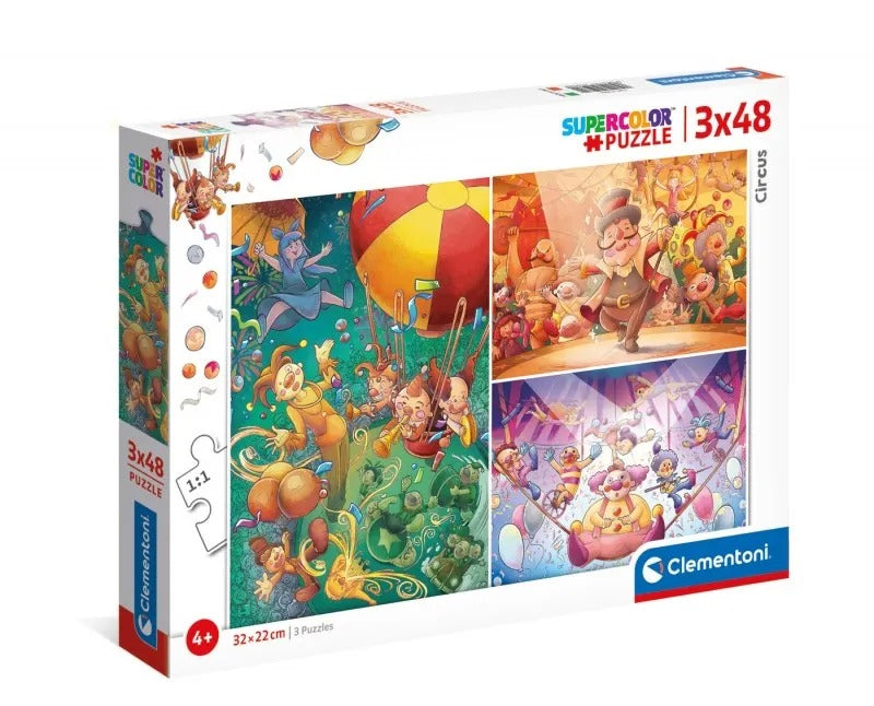 Clementoni – Puzzle 3 × 48 Pièces