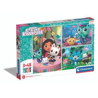 Clementoni – Puzzle 3 × 48 Pièces