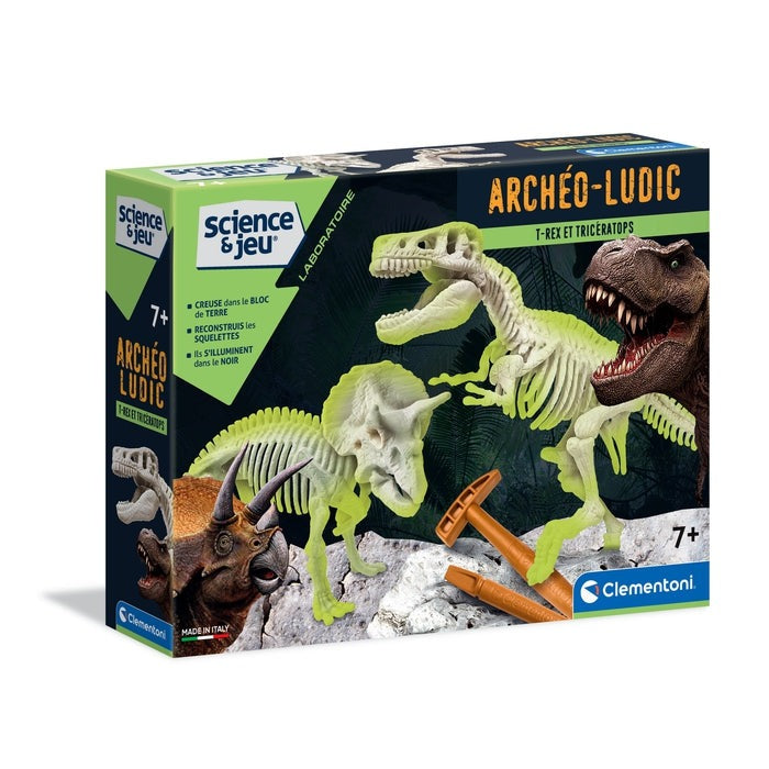 Clementoni – T-Rex et Tricératops