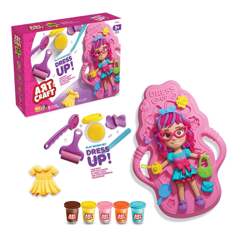 DEDE – Poupée Dress Up en Pâte à Modeler 280 g | Dès 3 Ans