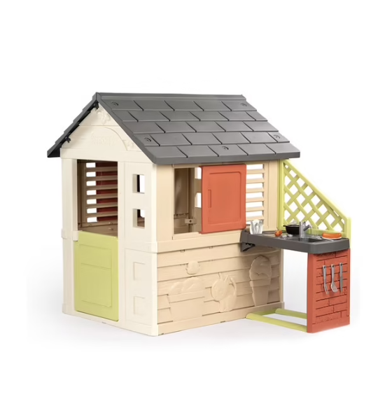 Smoby - Maison Nature avec Cuisine d’Été