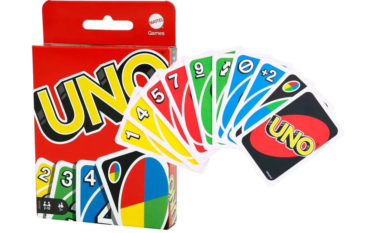 UNO Jeu de Cartes Classique – Jeu de Société pour 2 à 10 Joueurs