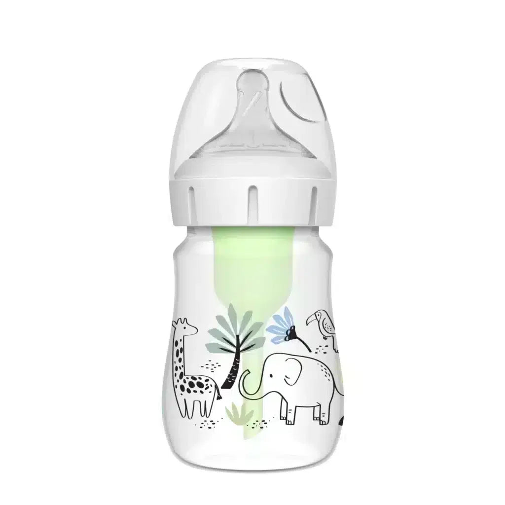 Dr. Brown’s – Biberon anti-coliques à col large Éléphant 150 ml