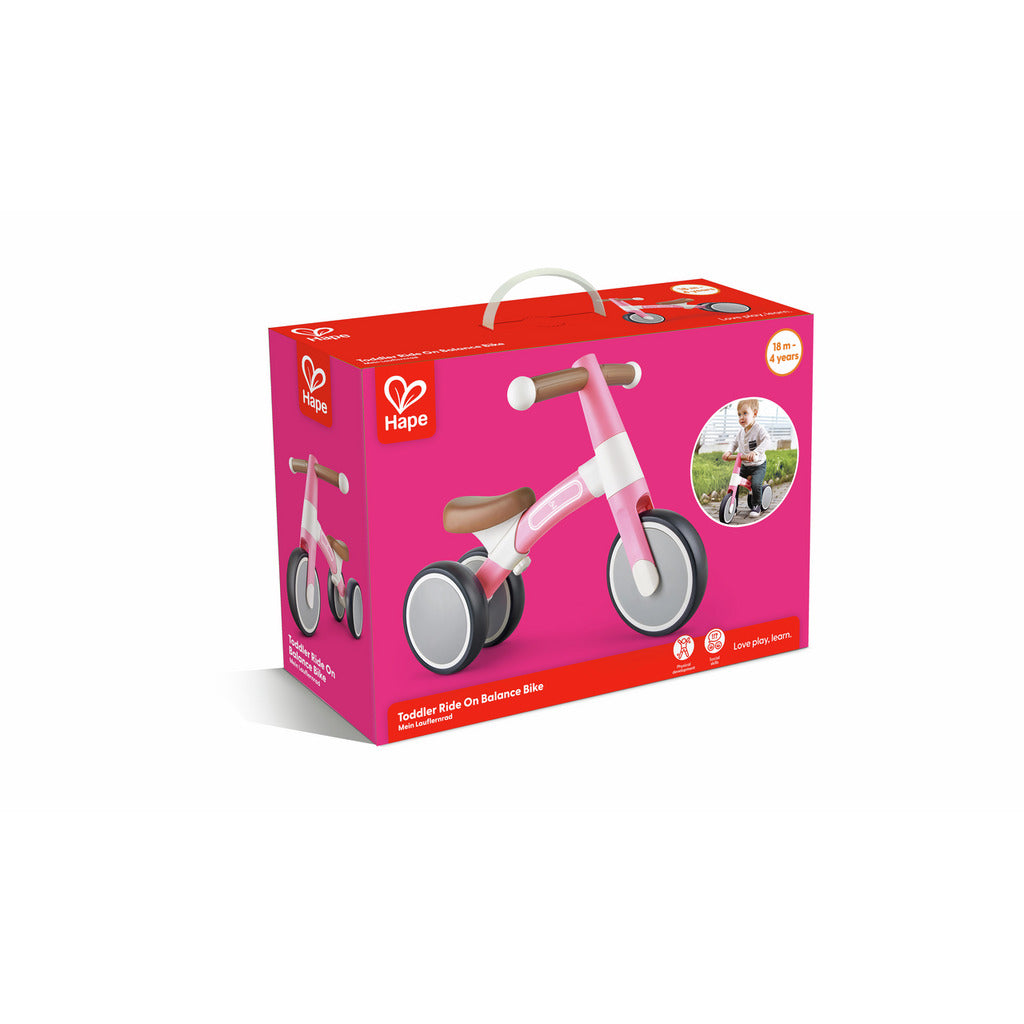 Hape - Vélo d’équilibre rose pour tout-petits – Hape