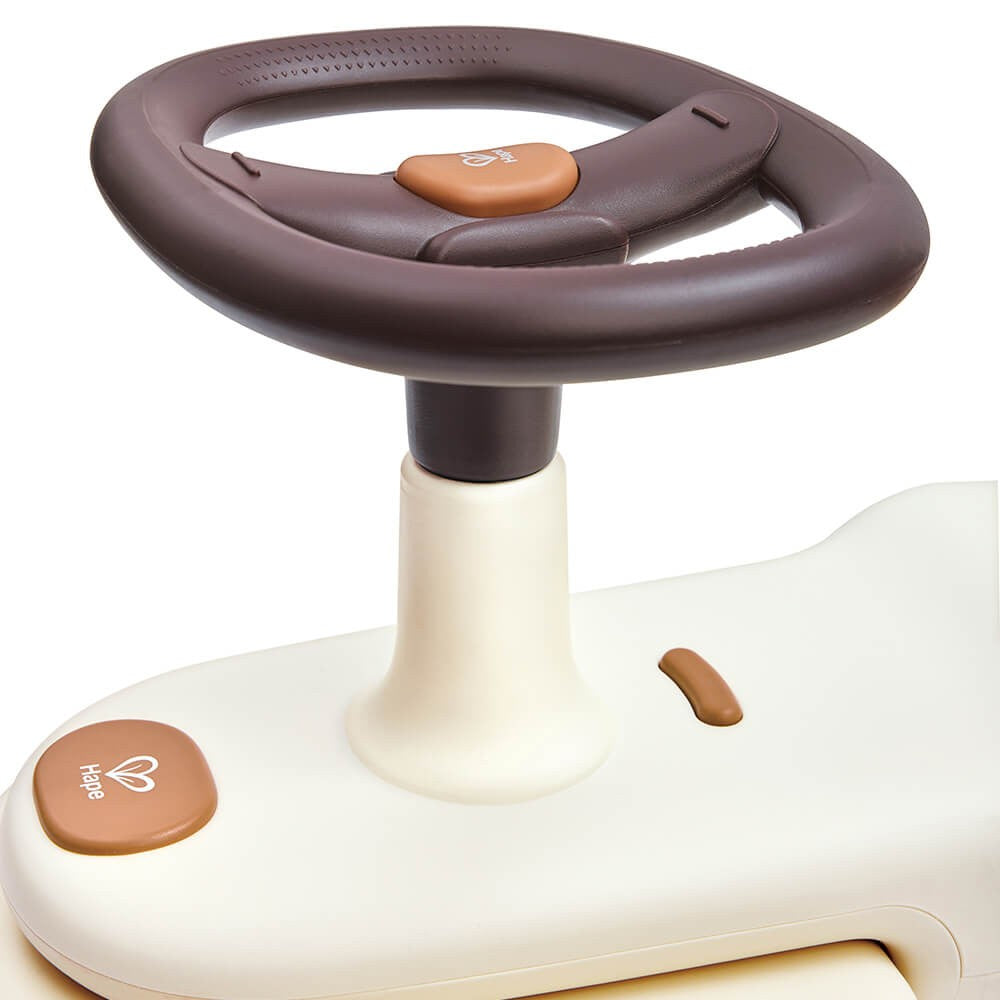 Hape - Porteur avec musique et lumières pour enfants - Couleur crème