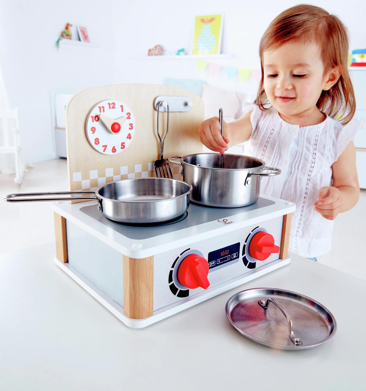 Hape - Ensemble de cuisine et de gril 2 en 1