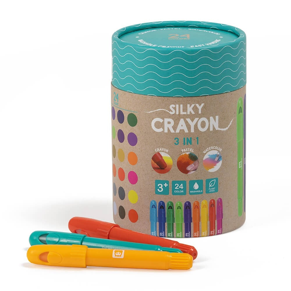 Eurekakids – 24 Crayons de Couleur 3-en-1