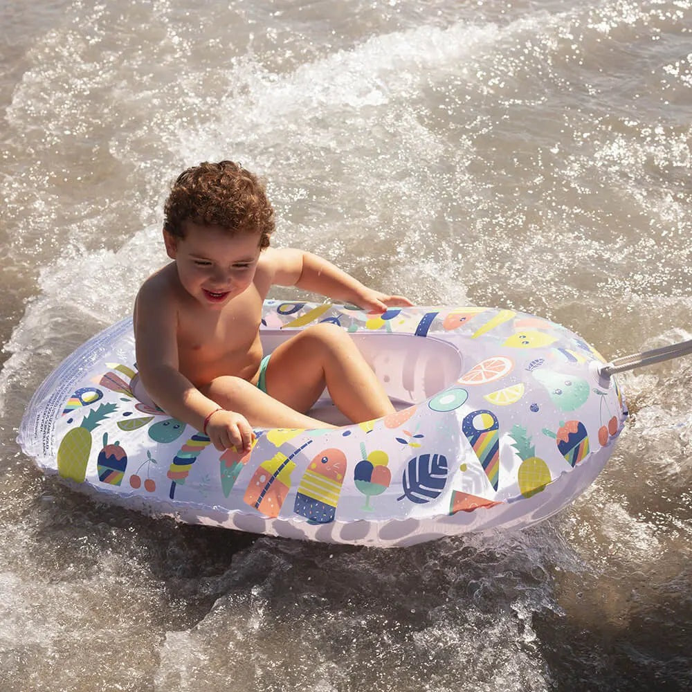Eurekakids – Bateau Gonflable Bébé Hello Summer