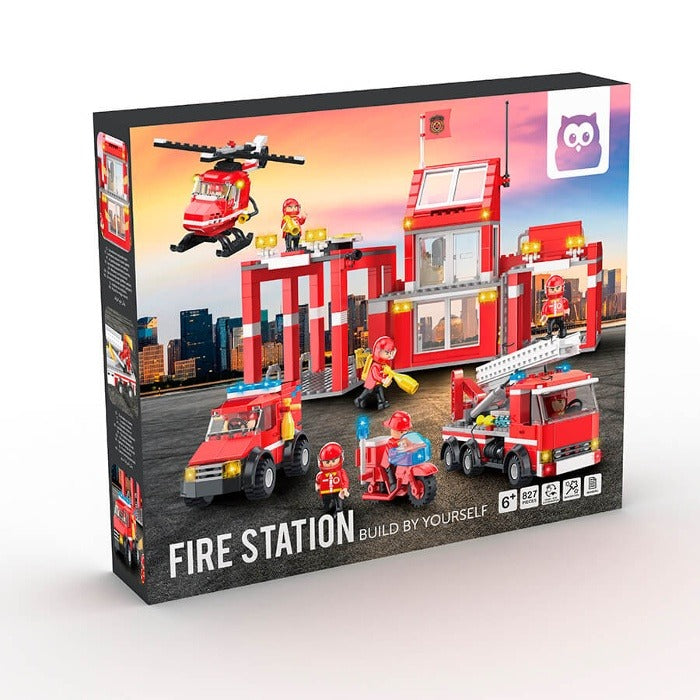 Eurekakids – Blocs de Construction Fire 827 Pièces