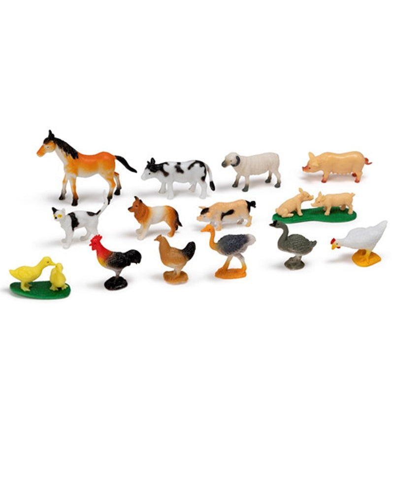 Eurekakids – Set de 14 Figurines Animaux de la Ferme