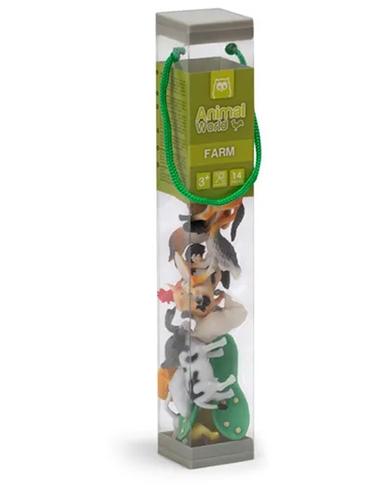 Eurekakids – Set de 14 Figurines Animaux de la Ferme