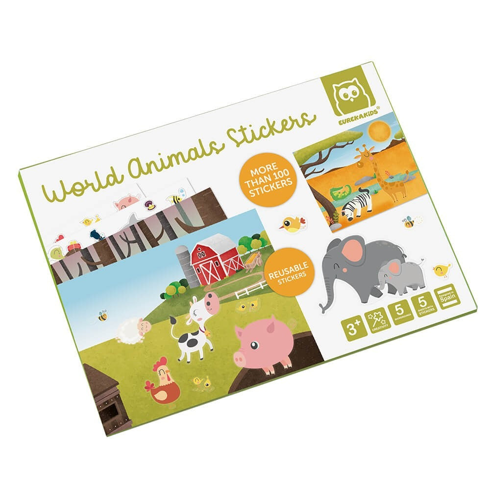 Eurekakids – Stickers Animaux du Monde