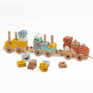 Eurekakids – Train en Bois avec Blocs