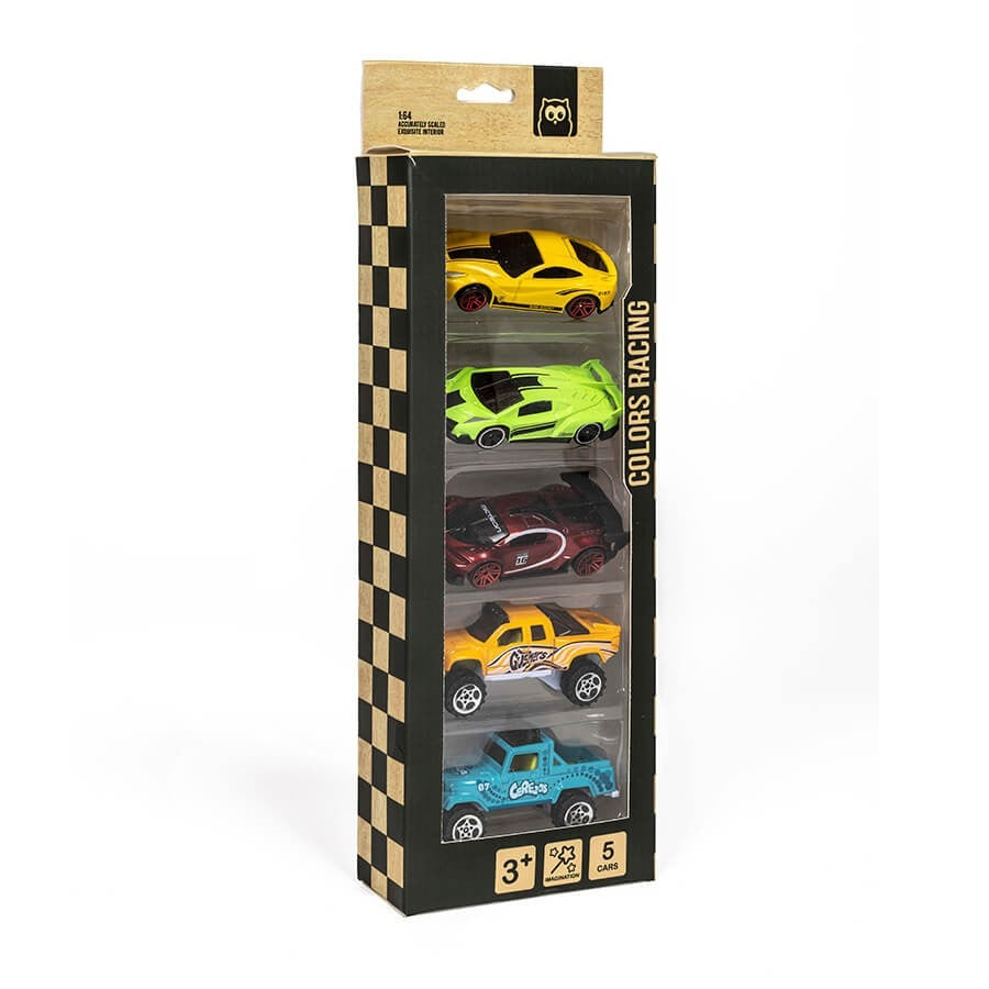 Eurekakids – Voitures Métalliques Color Racing