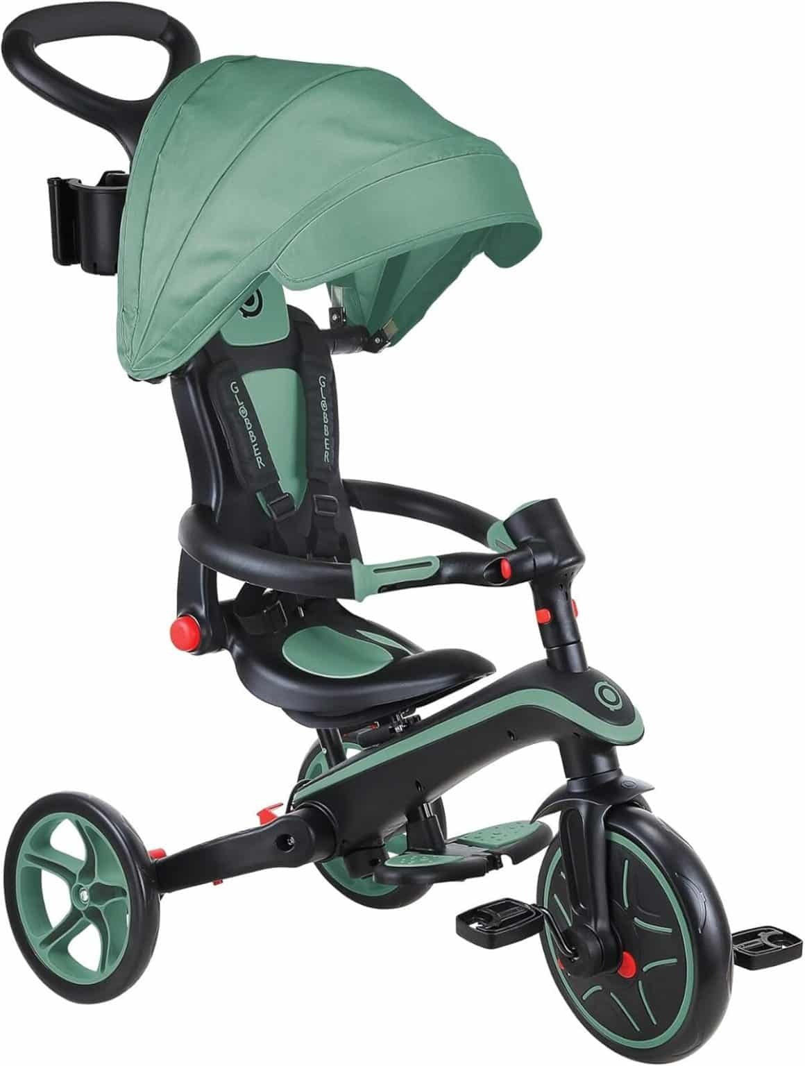 Globber – Tricycle Évolutif Explorer 4-en-1 Bleu Royal