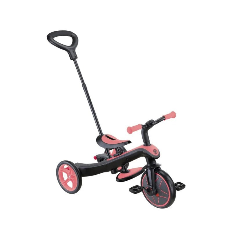 Globber – Tricycle Évolutif Explorer 4-en-1 Rose