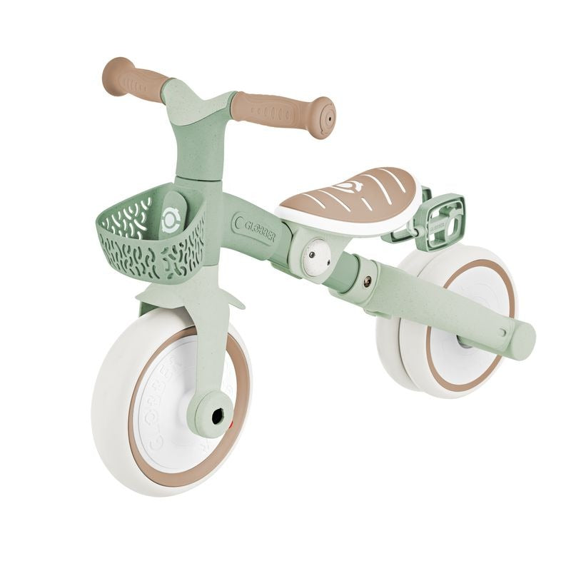 Globber – Tricycle Évolutif Learning 3-en-1+ Eco Sauge