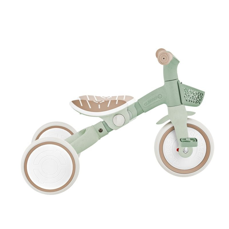 Globber – Tricycle Évolutif Learning 3-en-1+ Eco Sauge