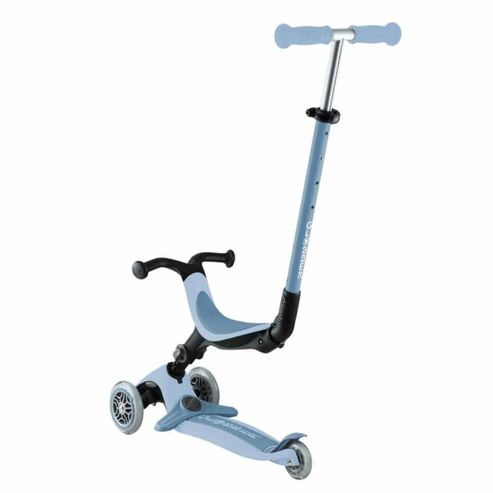 Globber – Trottinette Évolutive Go Up 4-en-1 Bleu Pastel