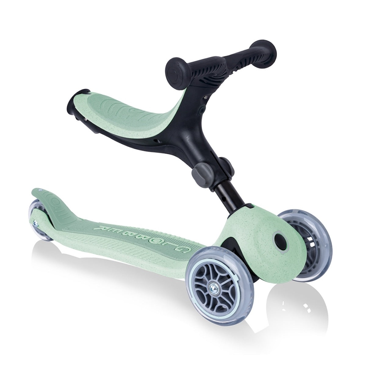 Globber – Trottinette Évolutive Go Up 4-en-1 Vert Pastel