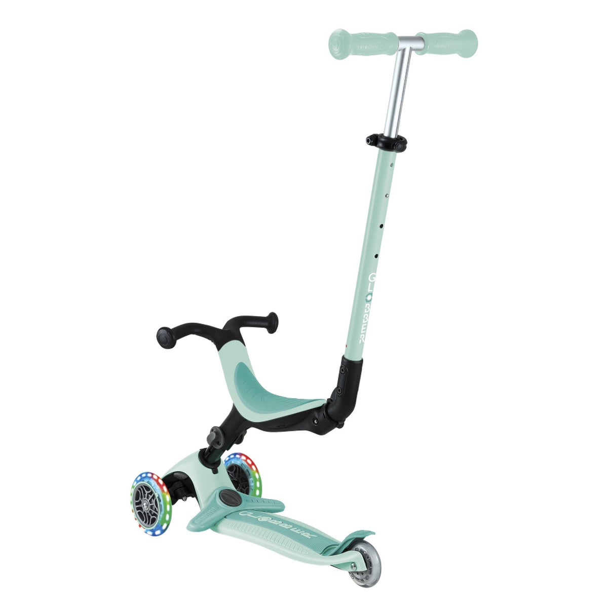 Globber – Trottinette Évolutive Go Up Active Lights Menthe