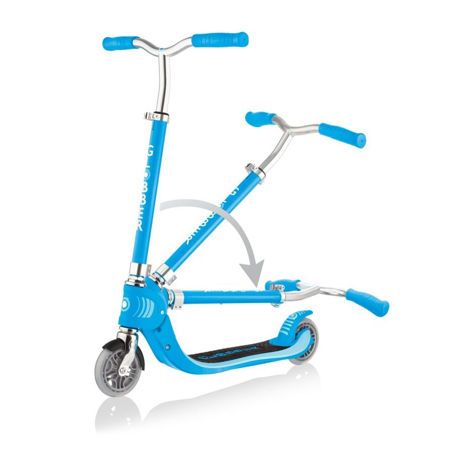 Globber – Trottinette Flow Foldable 125 Bleu Ciel