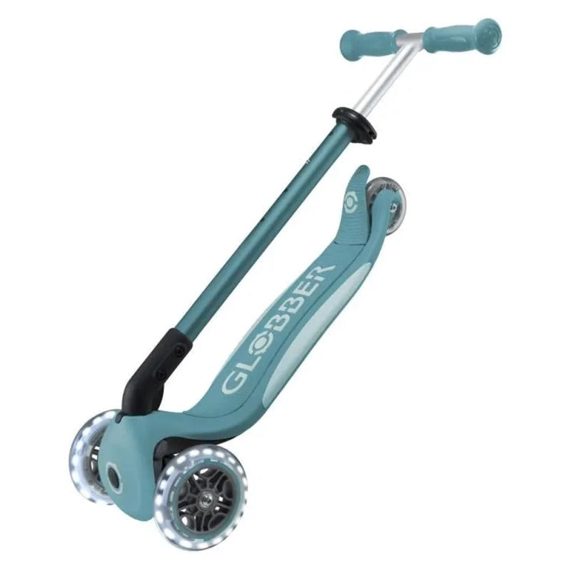 Globber – Trottinette Primo Foldable Plus Lights Bleu Pastel