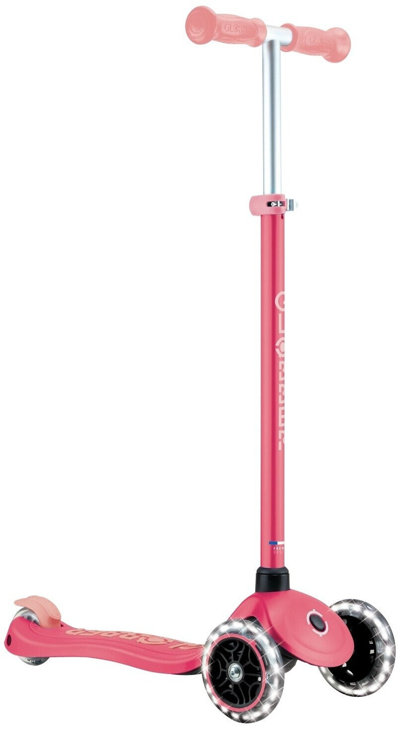 Globber – Trottinette Primo+ Glow Lights Rose Corail