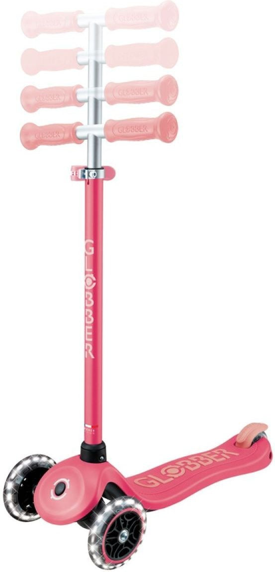 Globber – Trottinette Primo+ Glow Lights Rose Corail