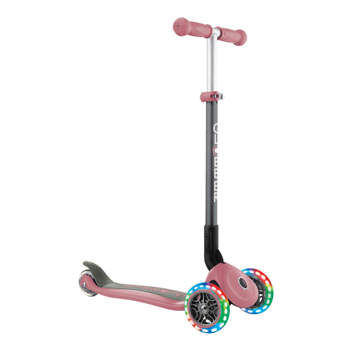 Globber – Trottinette Primo+ Glow Lights Rose Corail