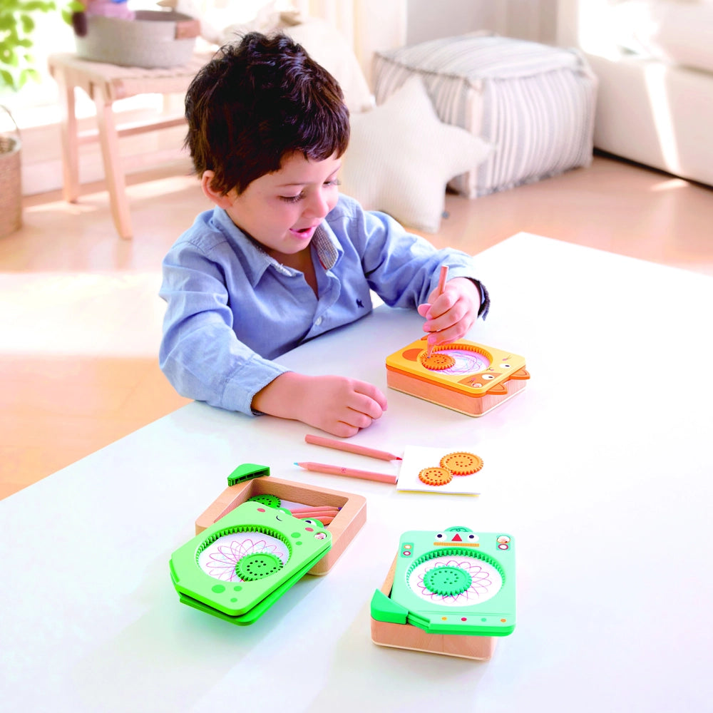 Hape - Mandala dessine et tourne 3-6A - Chat