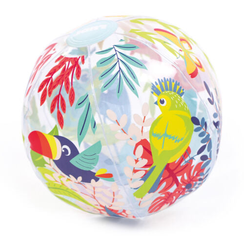 LUDI - Ballon gonflable Jungle Ball  – Ballon bébé dès 6 mois