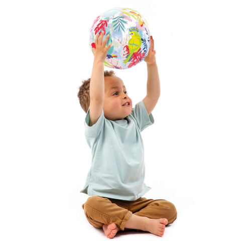 LUDI - Ballon gonflable Jungle Ball  – Ballon bébé dès 6 mois