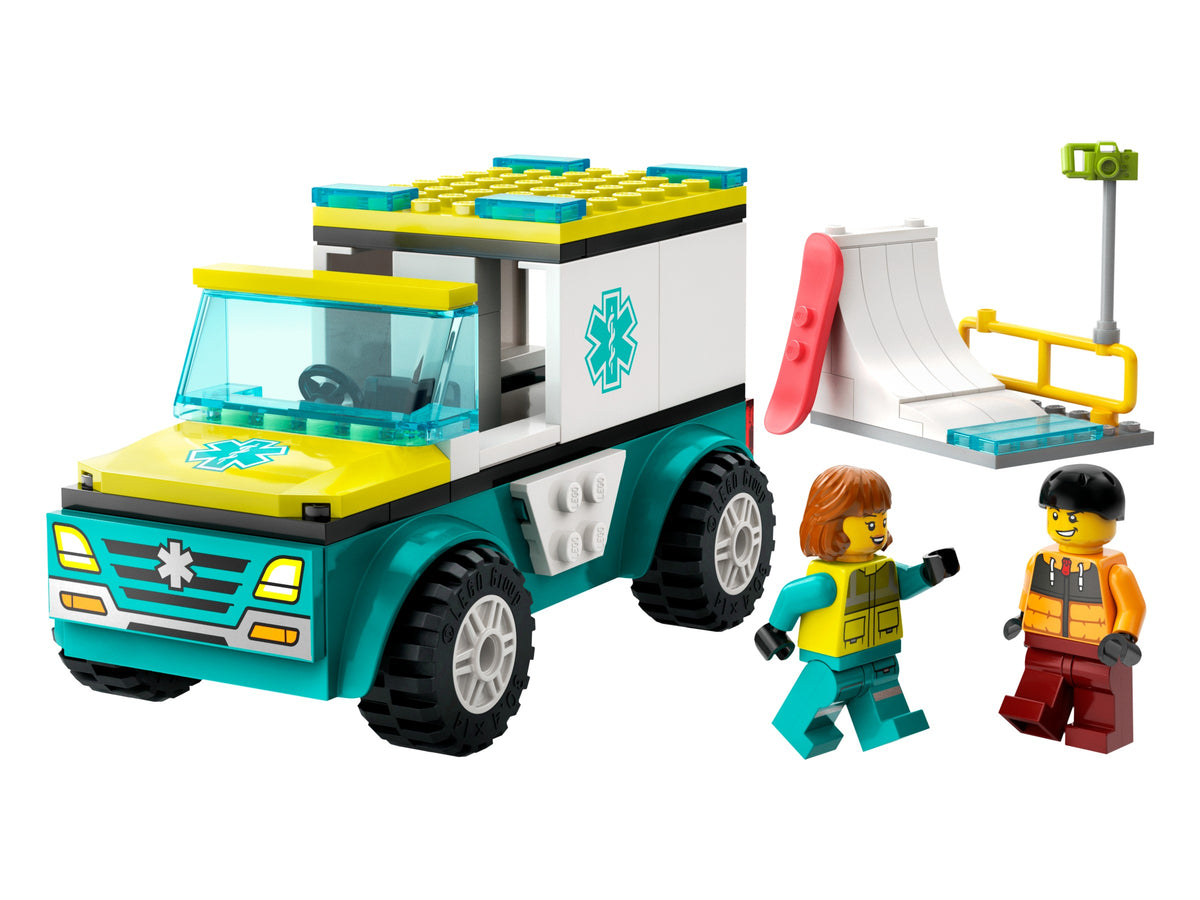 LEGO – Ambulance avec snowboardeur