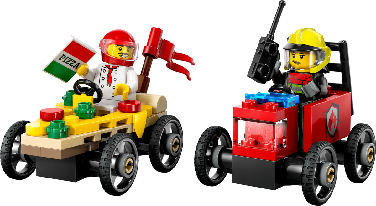 LEGO – Camion pizza contre pompiers