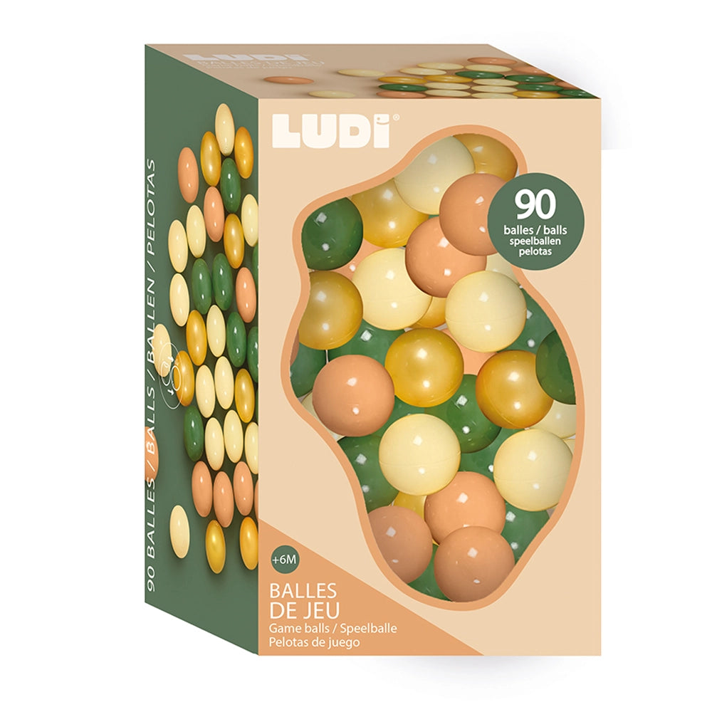 LUDI - 90 Balles pour piscine à balles  – Dès 6 mois