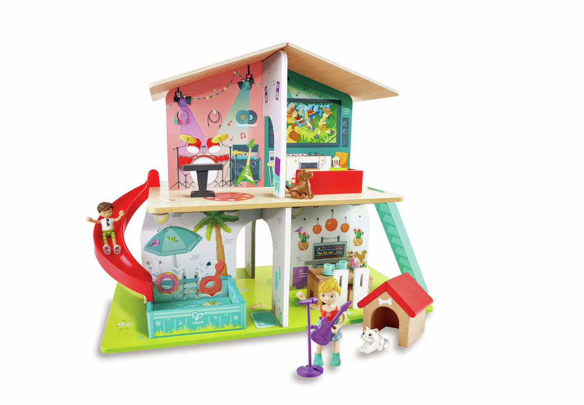 Hape - Maison de poupées interactive avec sons