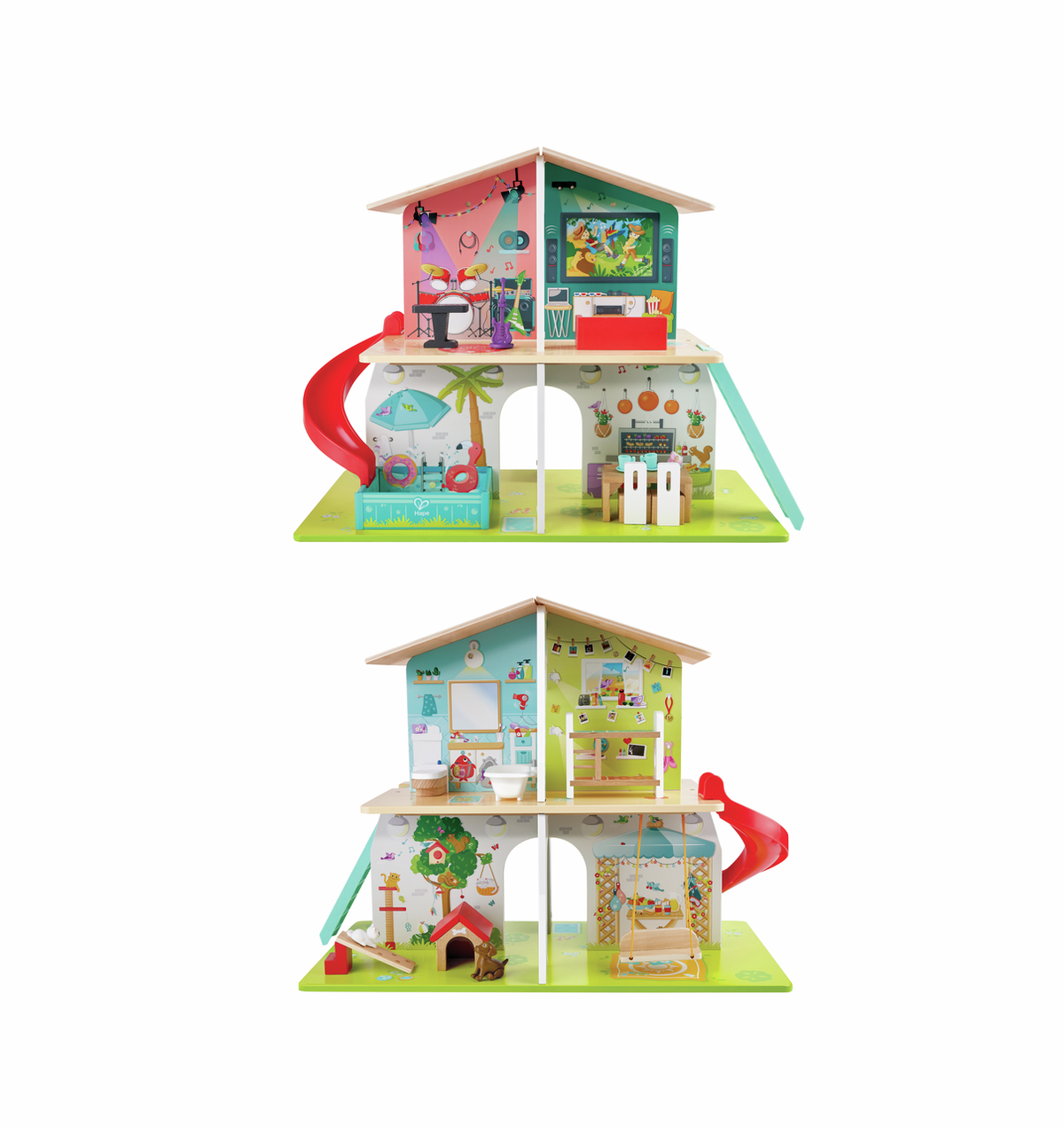 Hape - Maison de poupées interactive avec sons