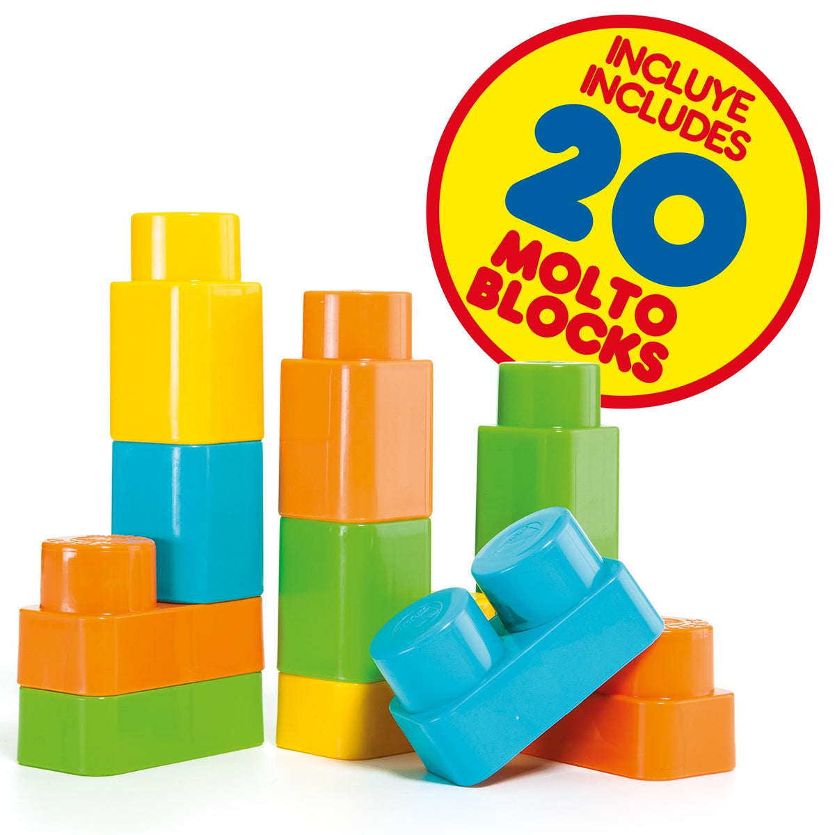 Molto – Dumper avec 20 Blocs