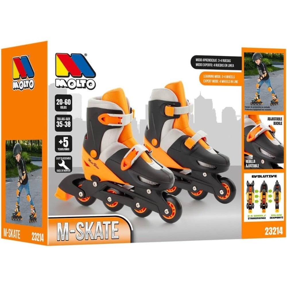 Molto – Patins en Ligne 3 Roues Orange