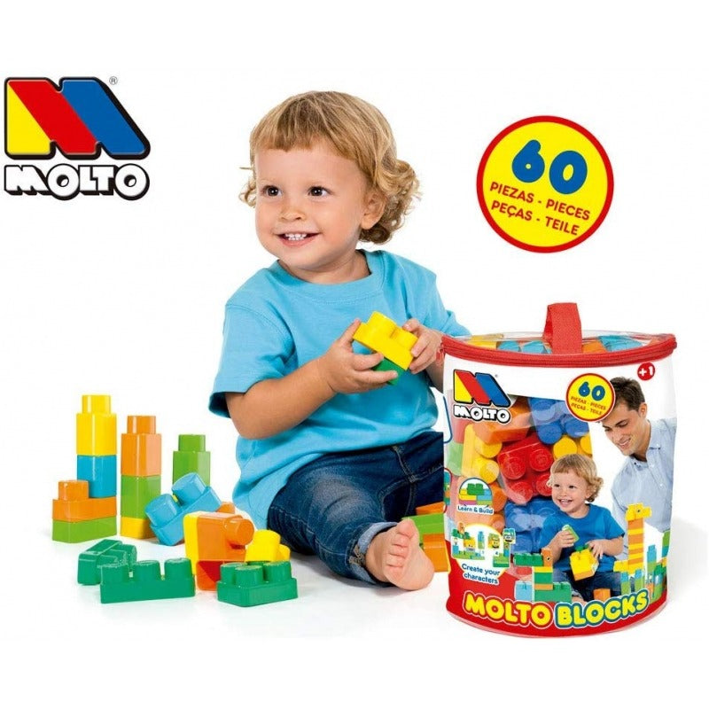 Molto – Sac de Blocs 60 Pièces