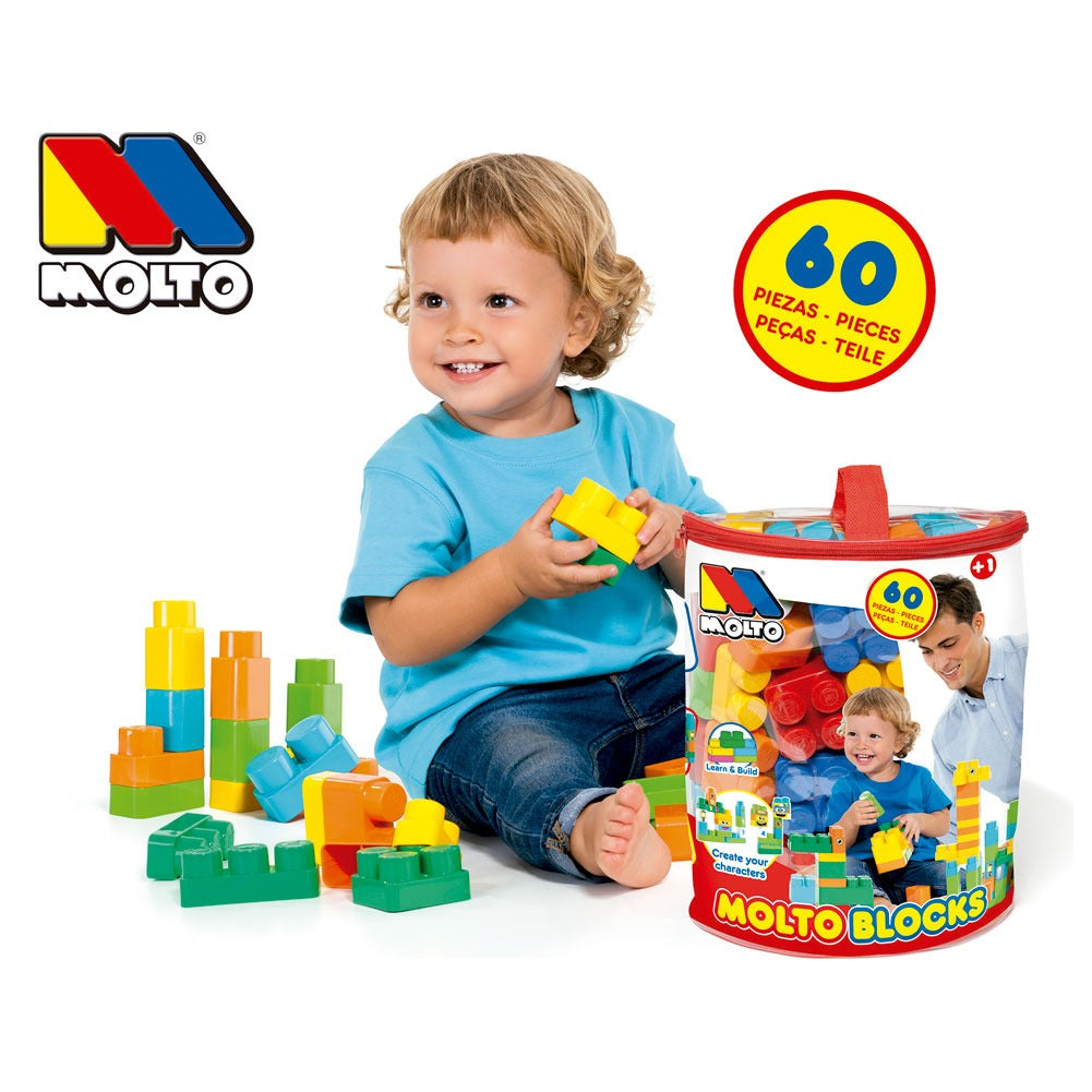 Molto – Sac de Blocs 60 Pièces