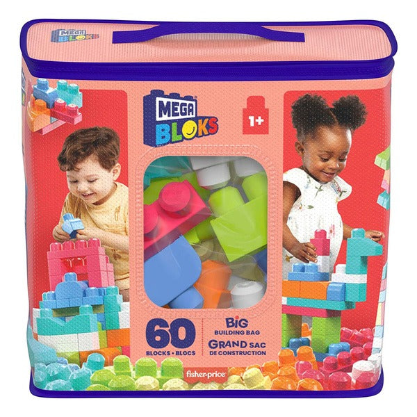 Molto – Sac de Blocs 60 Pièces Rose