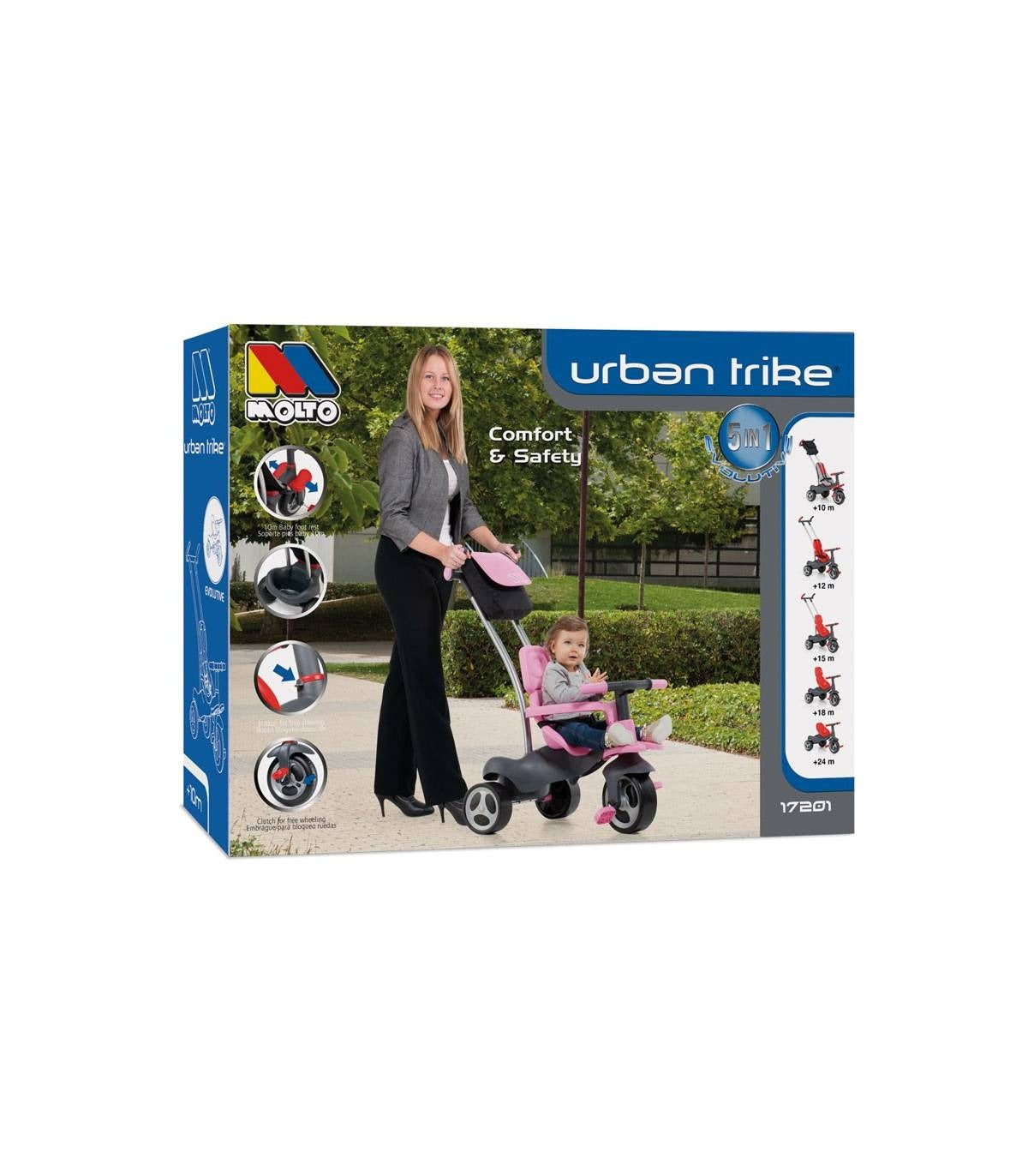 Molto – Tricycle Soft Control Rose