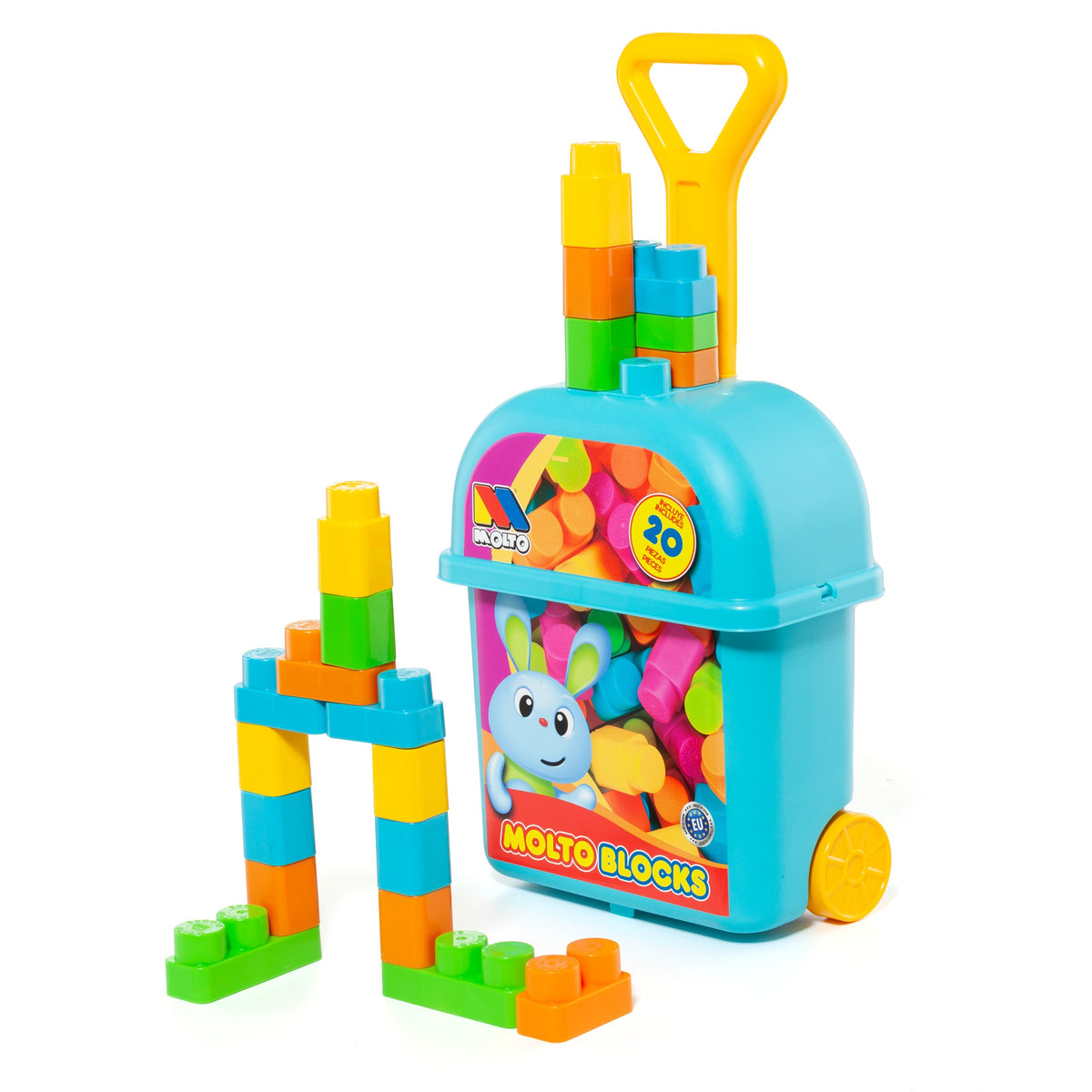 Molto – Trolley de Blocs 20 Pièces