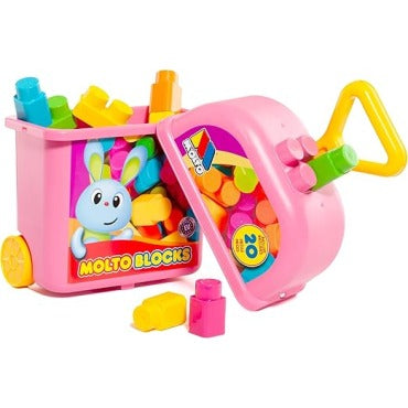 Molto – Trolley de Blocs 20 Pièces