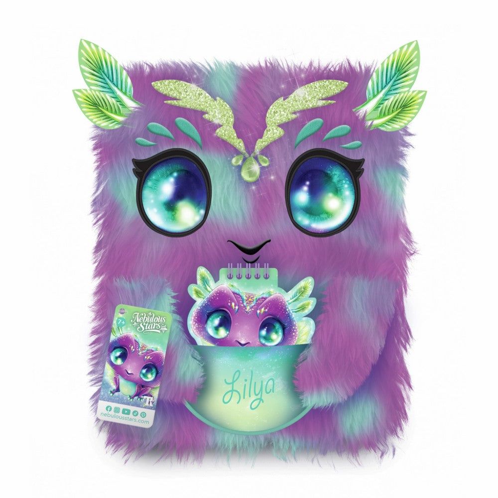 NEBULOUS STARS – Large Fuzzy Notebook Lilya | Grand carnet à couverture peluche