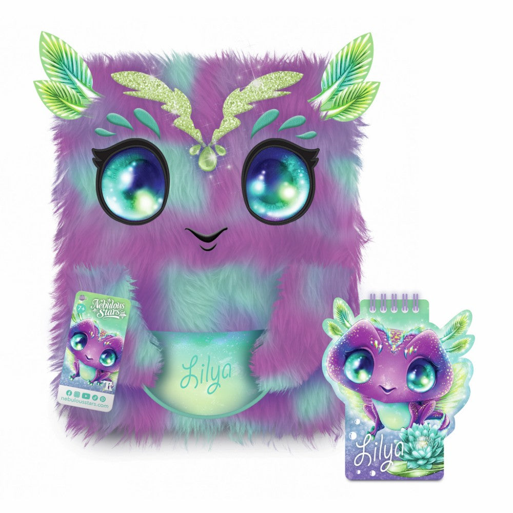 NEBULOUS STARS – Large Fuzzy Notebook Lilya | Grand carnet à couverture peluche