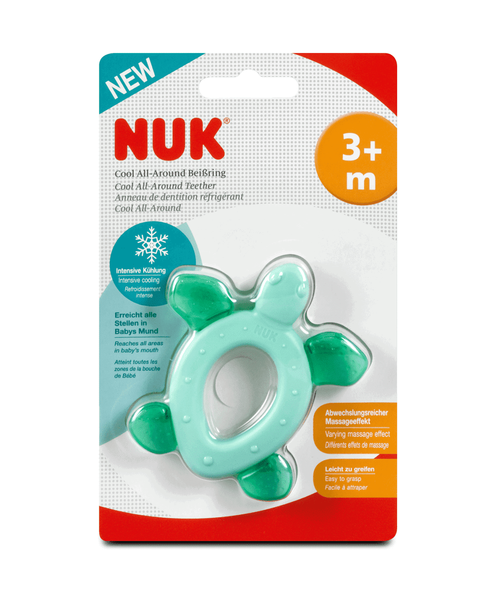 NUK - Anneau de dentition réfrigérant Tortue 3m+